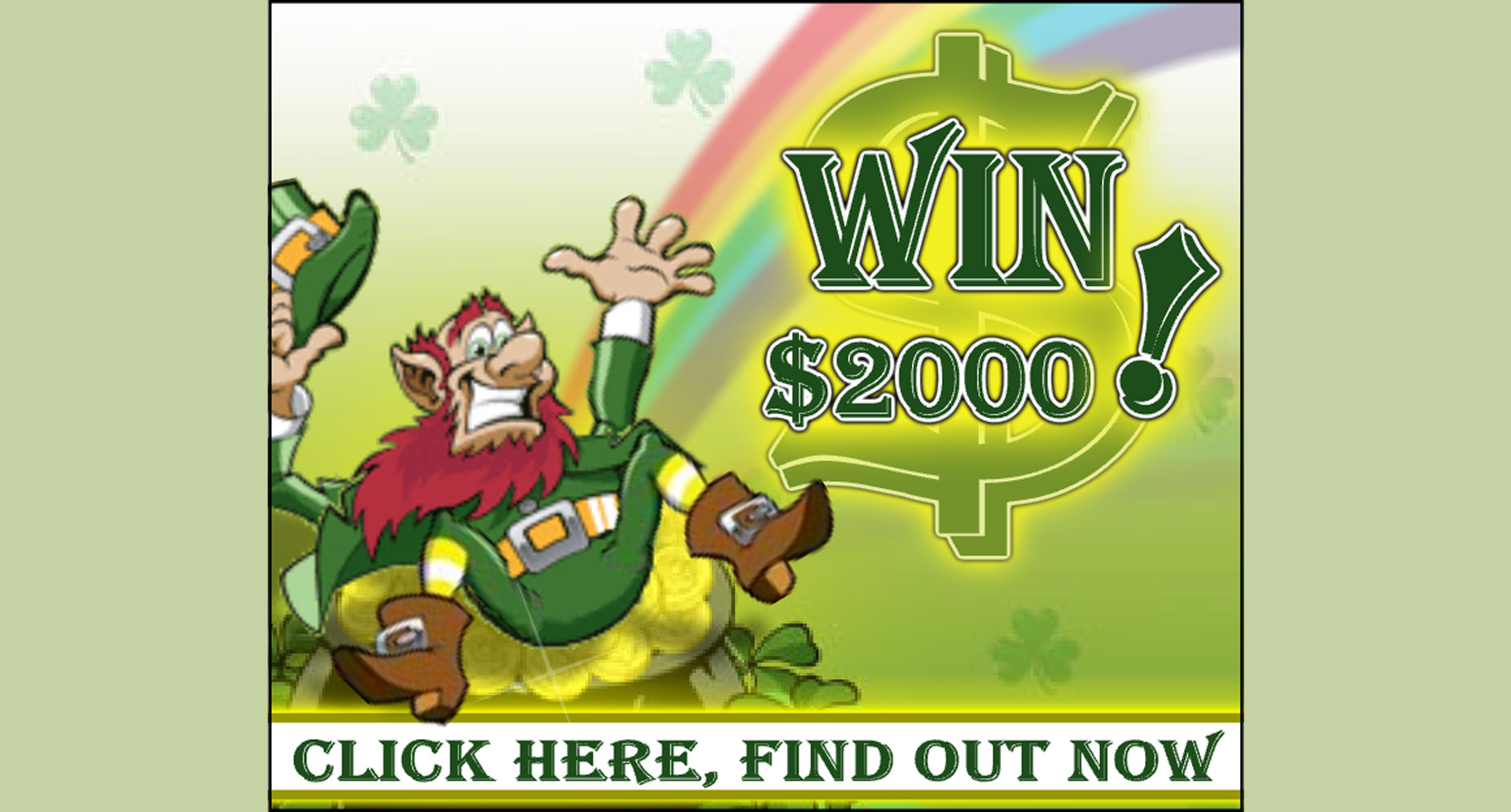 Thumbnail. Leprechaun Banner.