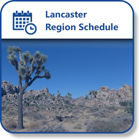 Lancaster Region Schedule.