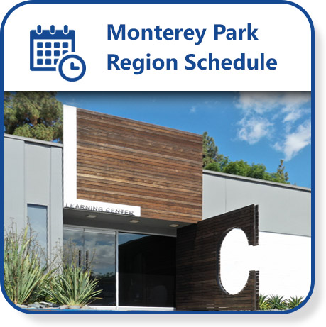 Monterey Park Region Schedule.