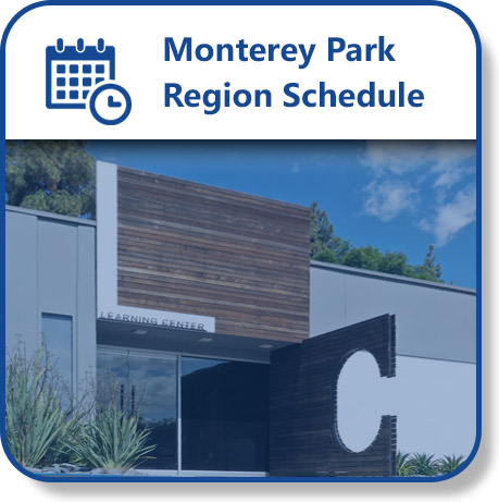 Monterey Park Region Schedule.