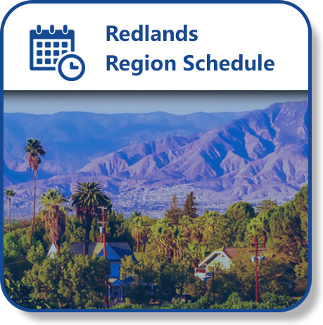 Redlands Region Schedule.