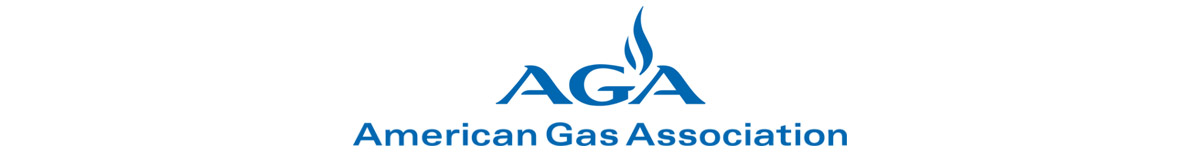 Logo. AGA. American Gas Association.
