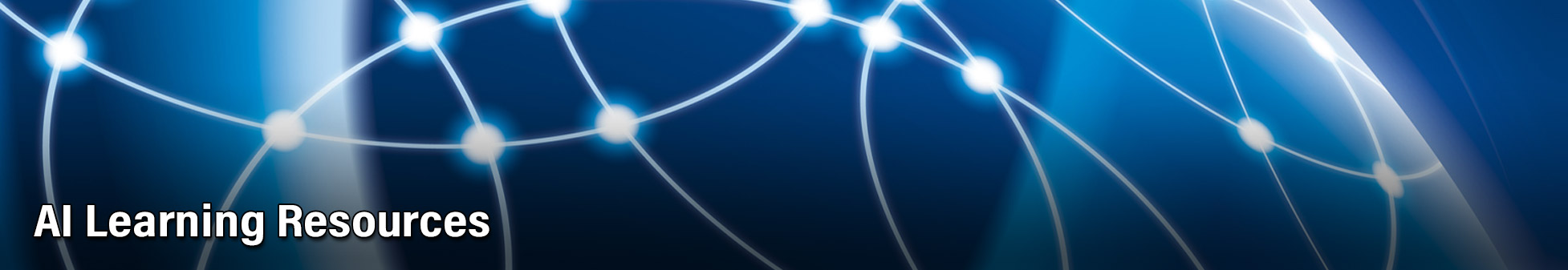 Header. AI Learning Resources.