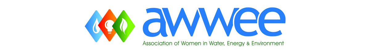 Logo. AWWEE. Association of Women in Water, Energy & Environment.