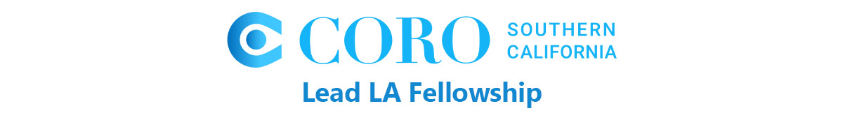 Logo. CORO. Southern California. Lead LA.