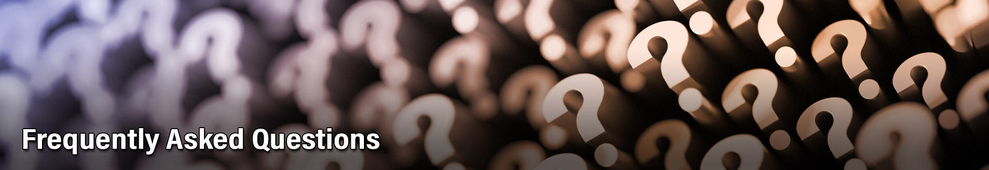 Header. Frequently Asked Questions.