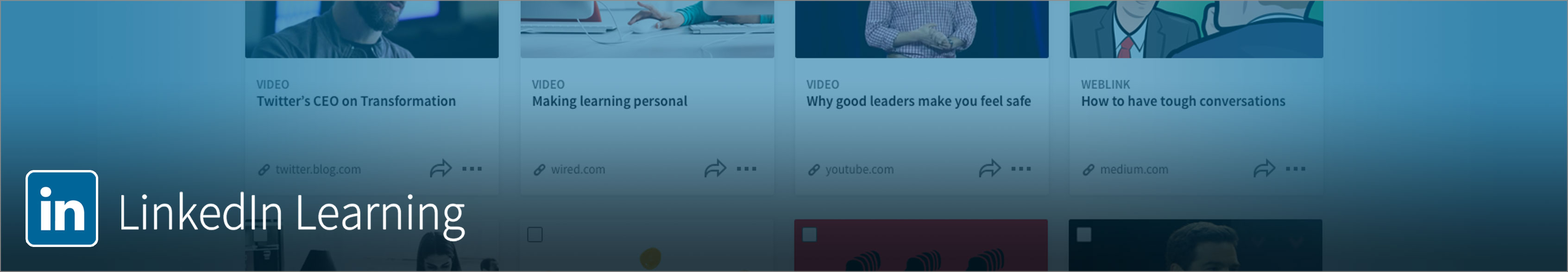 Header. LinkedIn Learning.