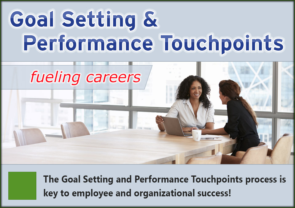 Banner. Goal Setting & Performance Touchpoints. Fueling Careers. The Goal Setting and Performance Touchpoints process is key to employee and organizational success!