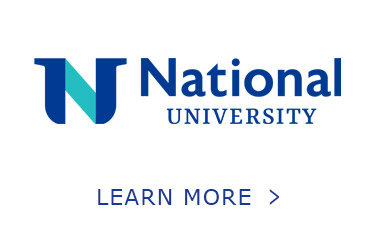 Button. National University. Learn More.