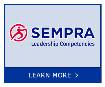 Banner. Sempra Leadership Competencies.