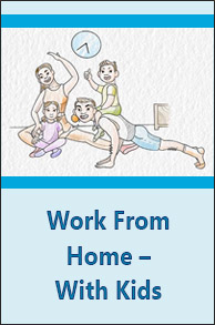 Sketch Note. Work From Home – With Kids.