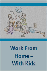 Sketch Note. Work From Home – With Kids.