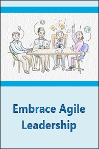 Sketch Note. Embrace Agile Leadership.