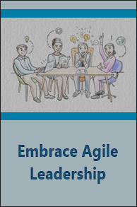 Sketch Note. Embrace Agile Leadership.