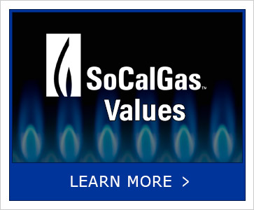 Banner. SoCalGas Values.