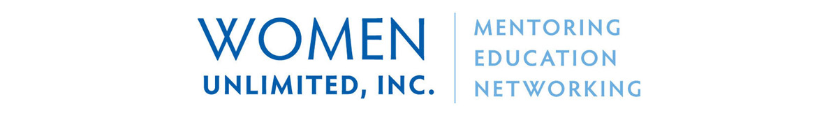 Logo. Women Unlimited, Inc. Mentoring. Education. Networking.
