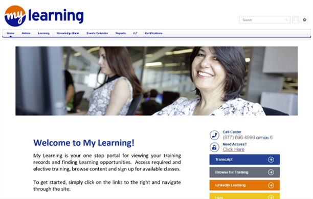 LMS / My Learning Portal.